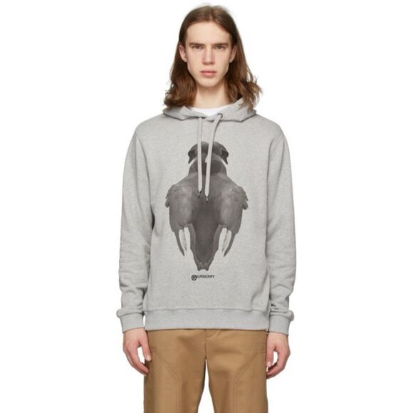 Burberry Double Swan Hoodie - Picture 1 of 3